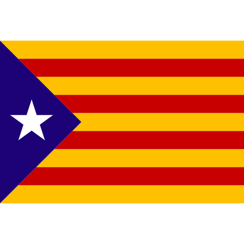 Katalanische Unabhängigkeitsflagge